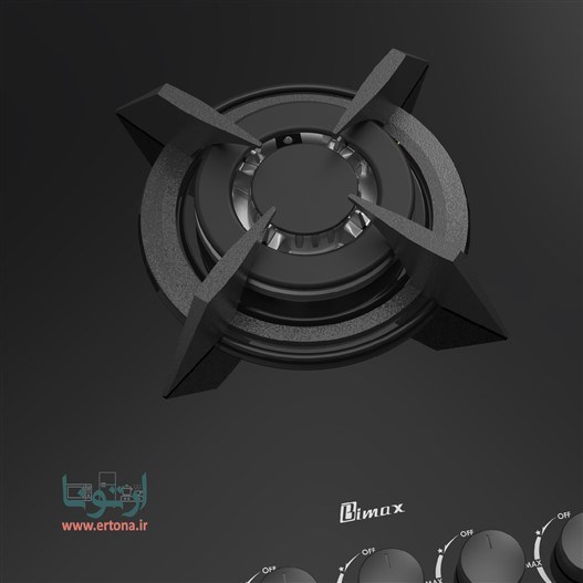 اجاق شیشه‌ای بیمکث مدل 5080 مشکی